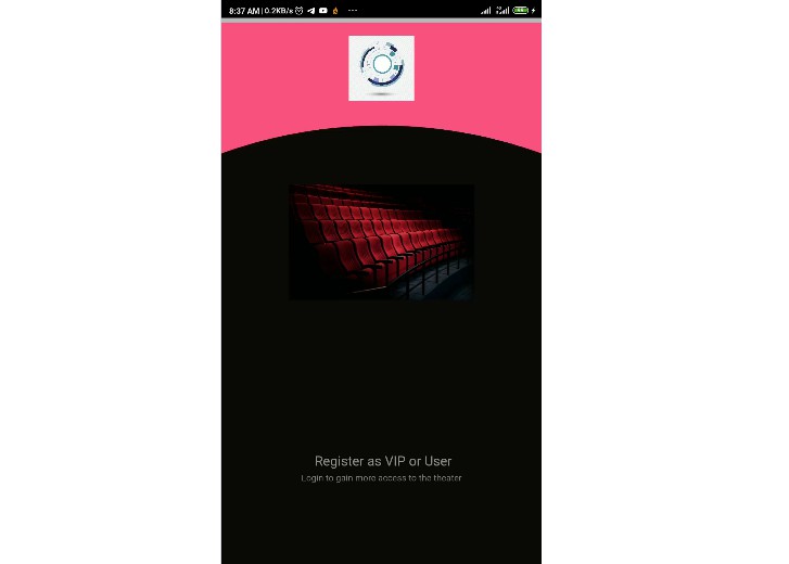 A mobile cinema App for customers to book a sit and view upcoming shows