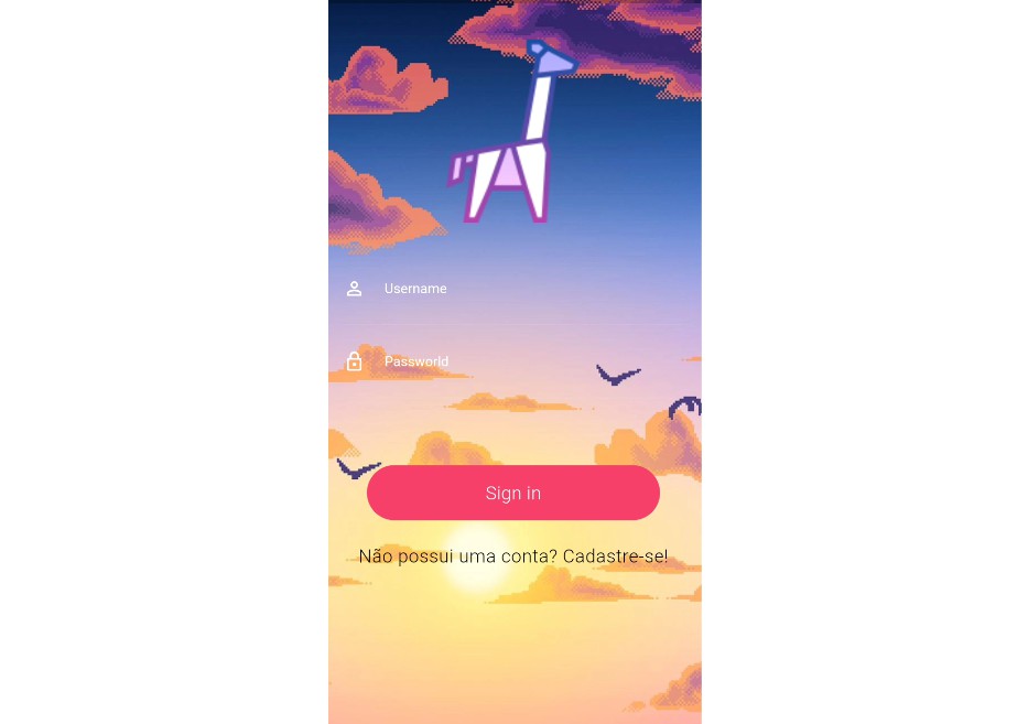 A Flutter App with animation on login and home screen