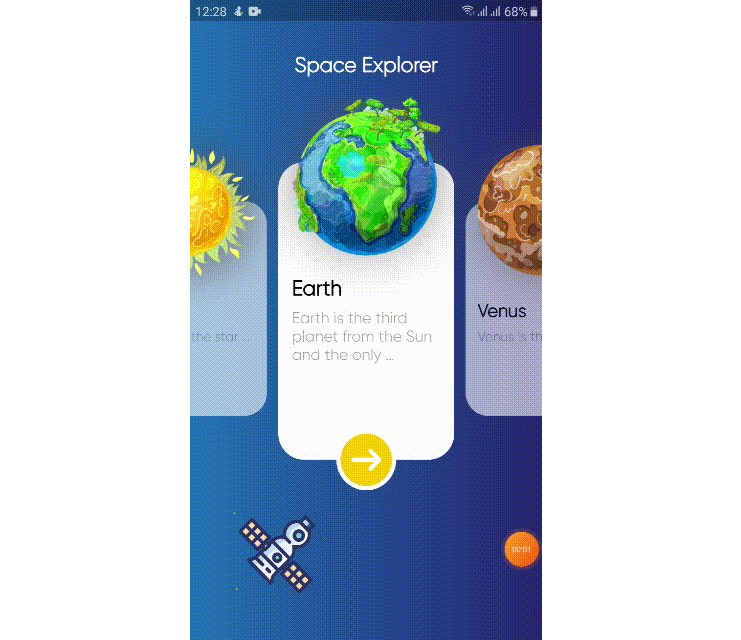 A Planets App Built Using Flutter