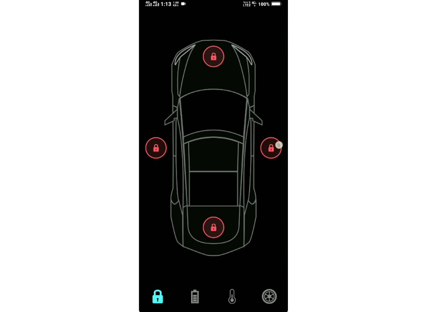 Animted Tesla Car App With Flutter