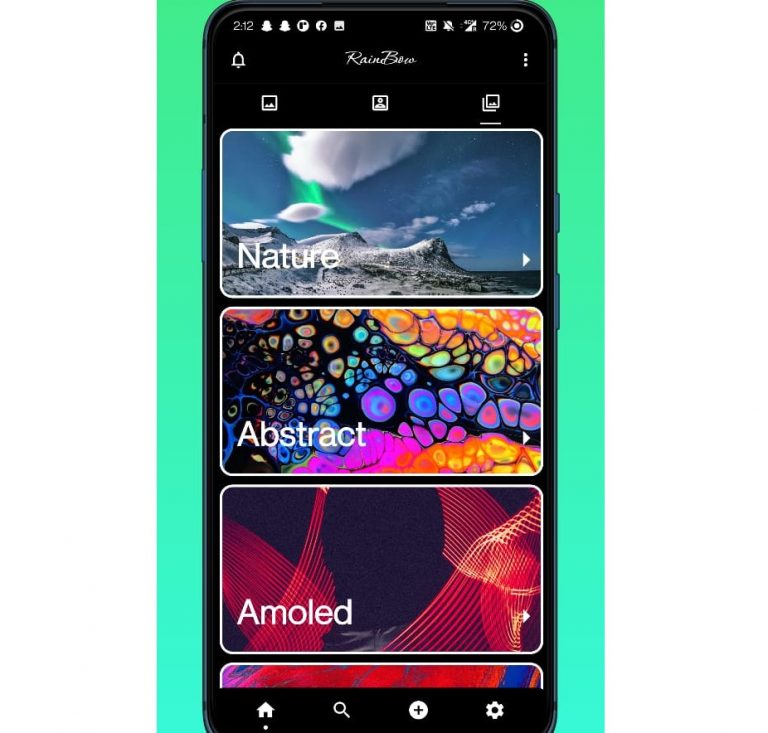 RainBow : Wallaper App made using Flutter