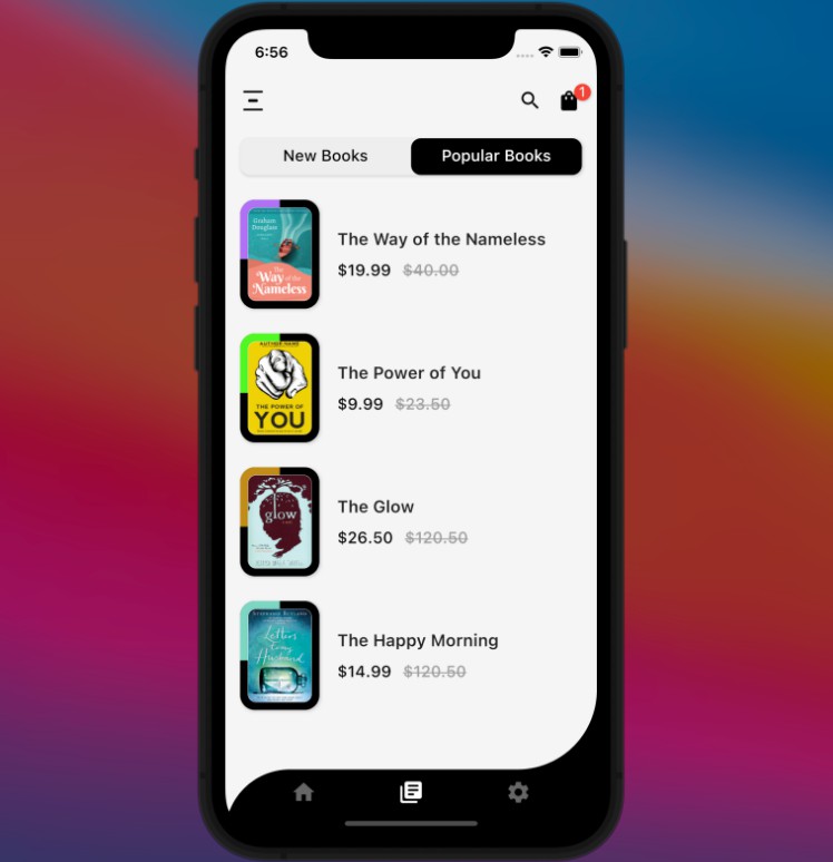 A Book Store App Built Using Flutter