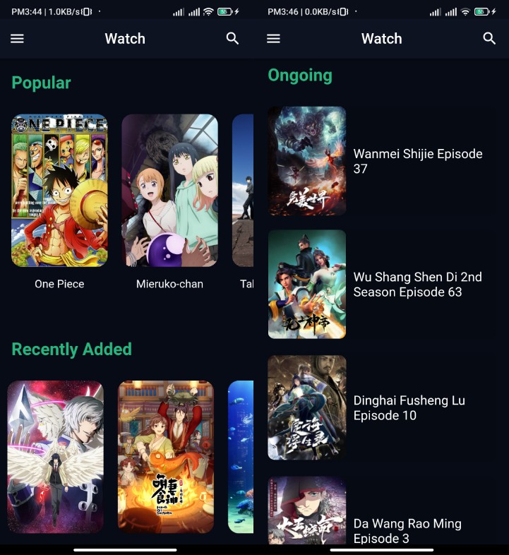 A Flutter App To Watch Anime Online With No Ads