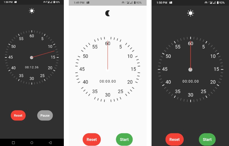 Stop Watch App Built With Flutter