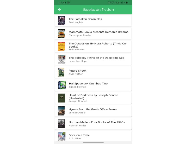 Library App Using Google Books API