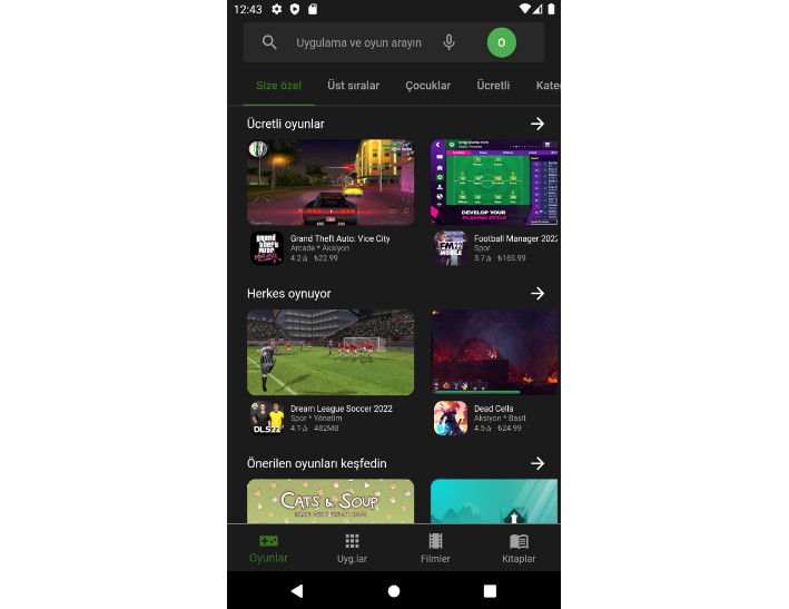 Google Play Store one page design with flutter
