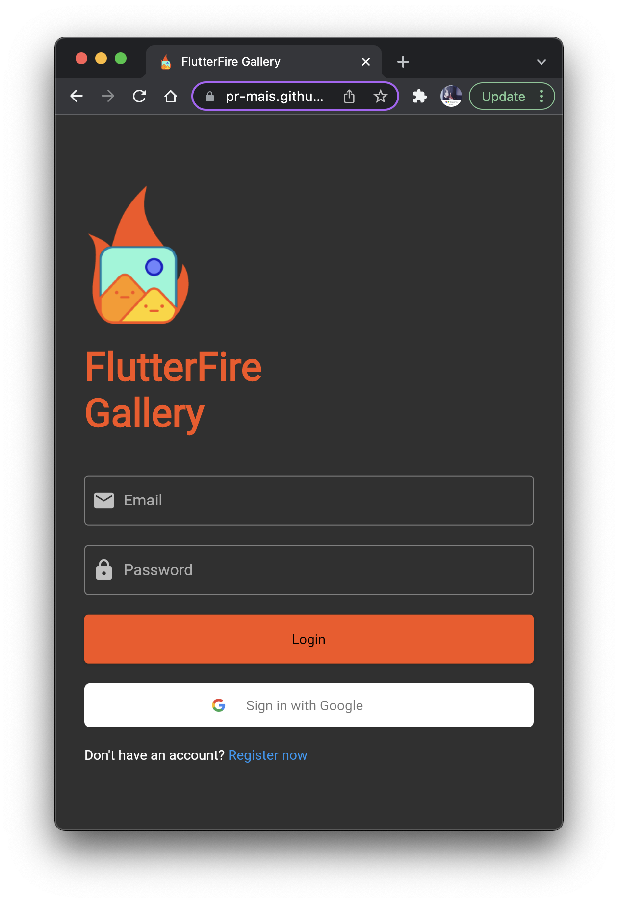 A sample application that allows a user to upload and share images, made with Flutter and Firebase