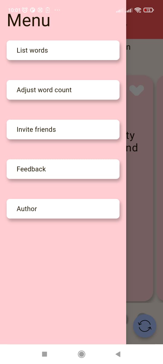 English learning Android application created with Flutter