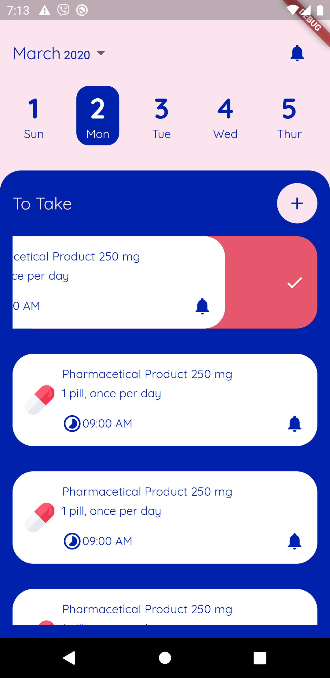 A pharmacy app built using flutter