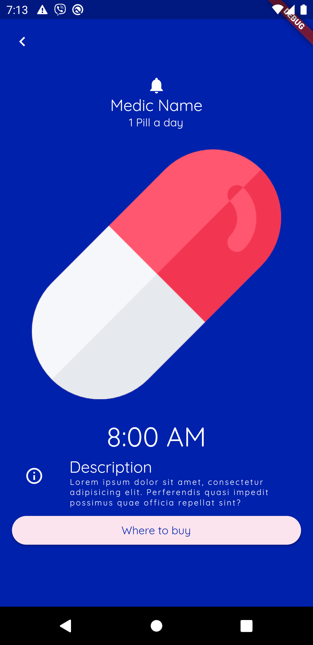A pharmacy app built using flutter