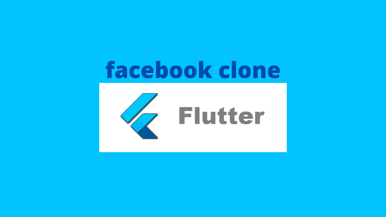 A UI clone of the Facebook app that created using Flutte