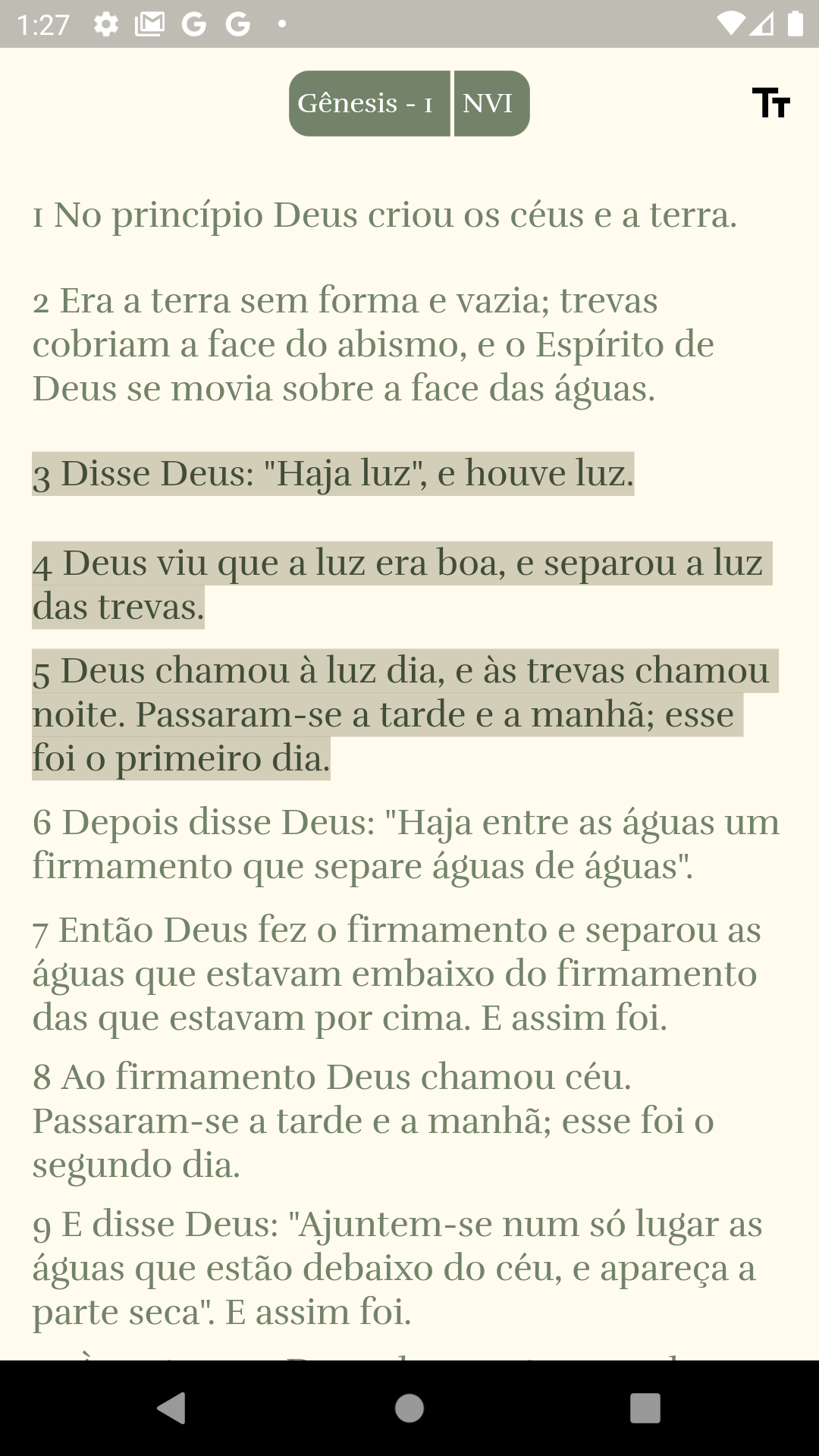 The Holy Bible in Brazilian Portuguese Built With Flutter