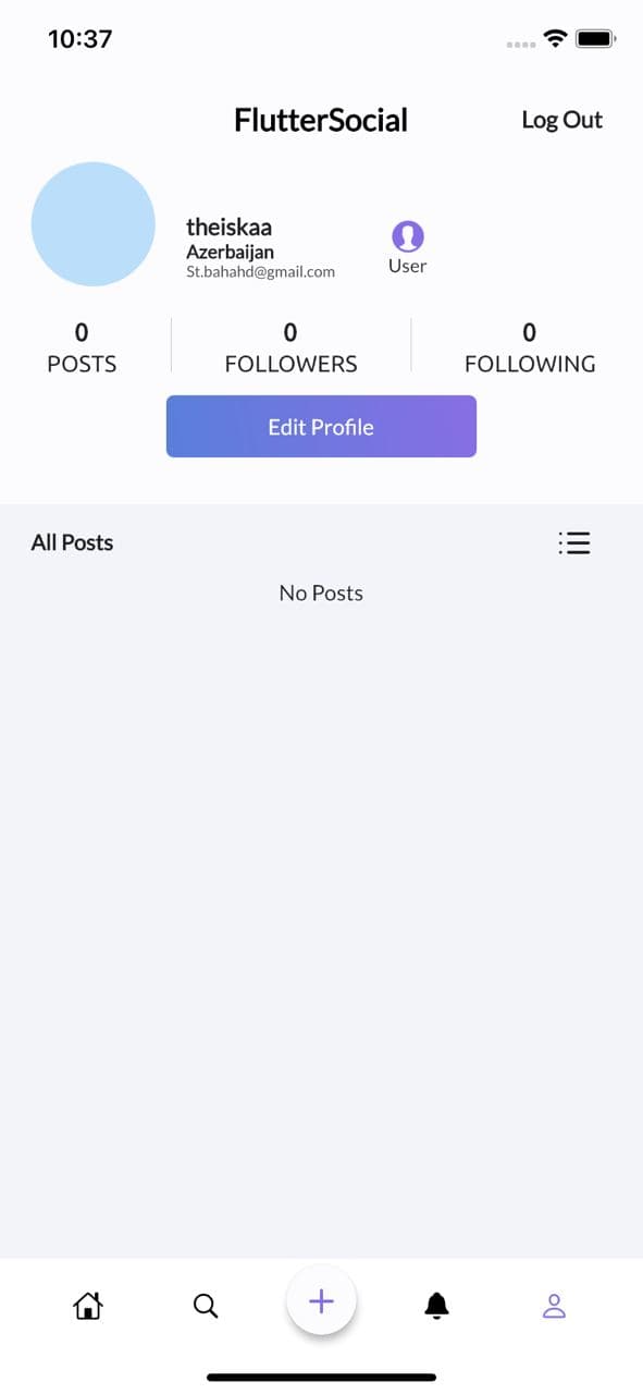 A fully functional social media app built with flutter with multiple features