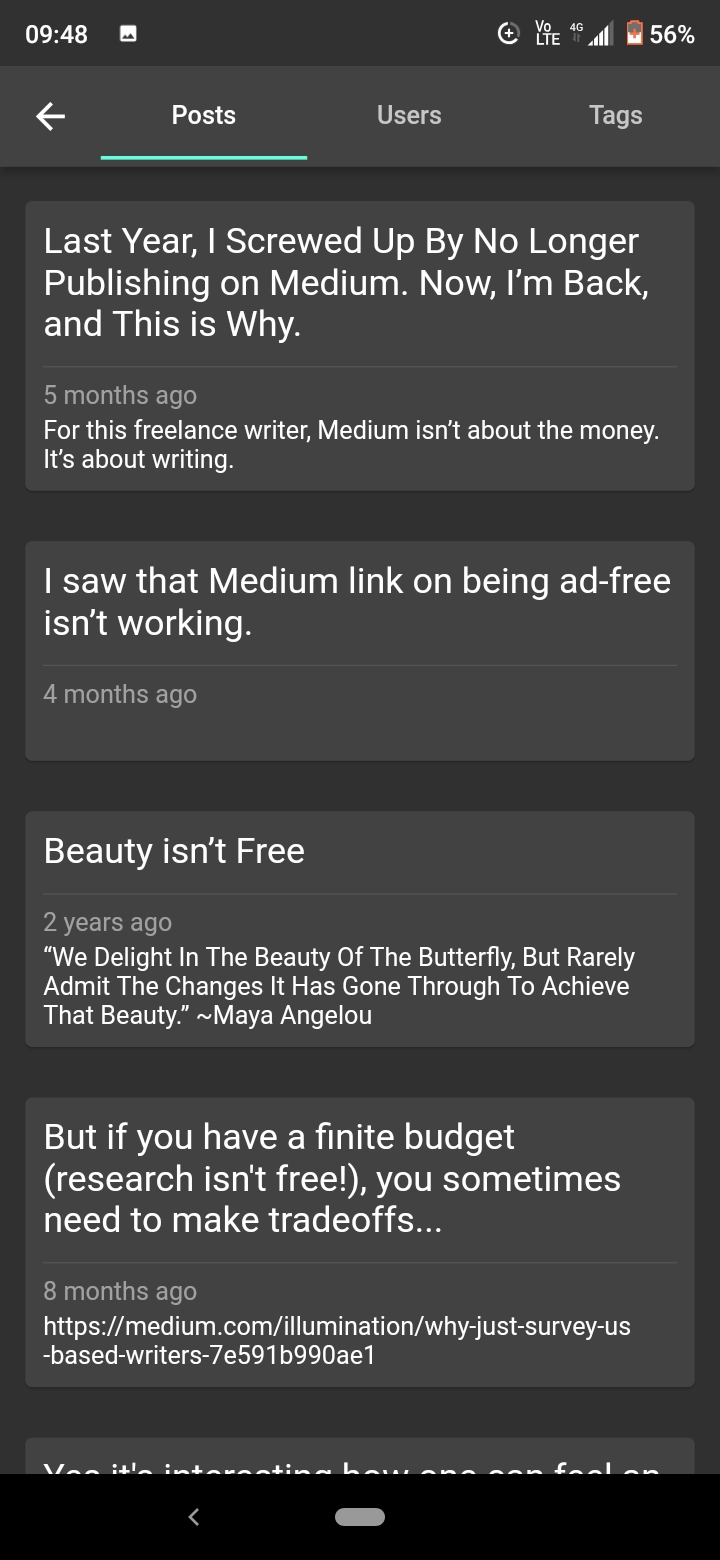 A libre, cross-platform client to browse Medium