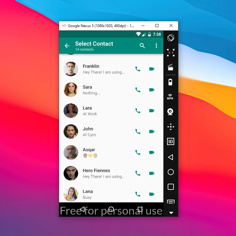 WhatsApp Clone UI using Flutter
