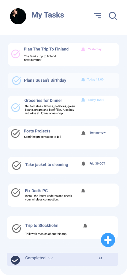 A Task App Designed With Flutter With Registration & Login Page
