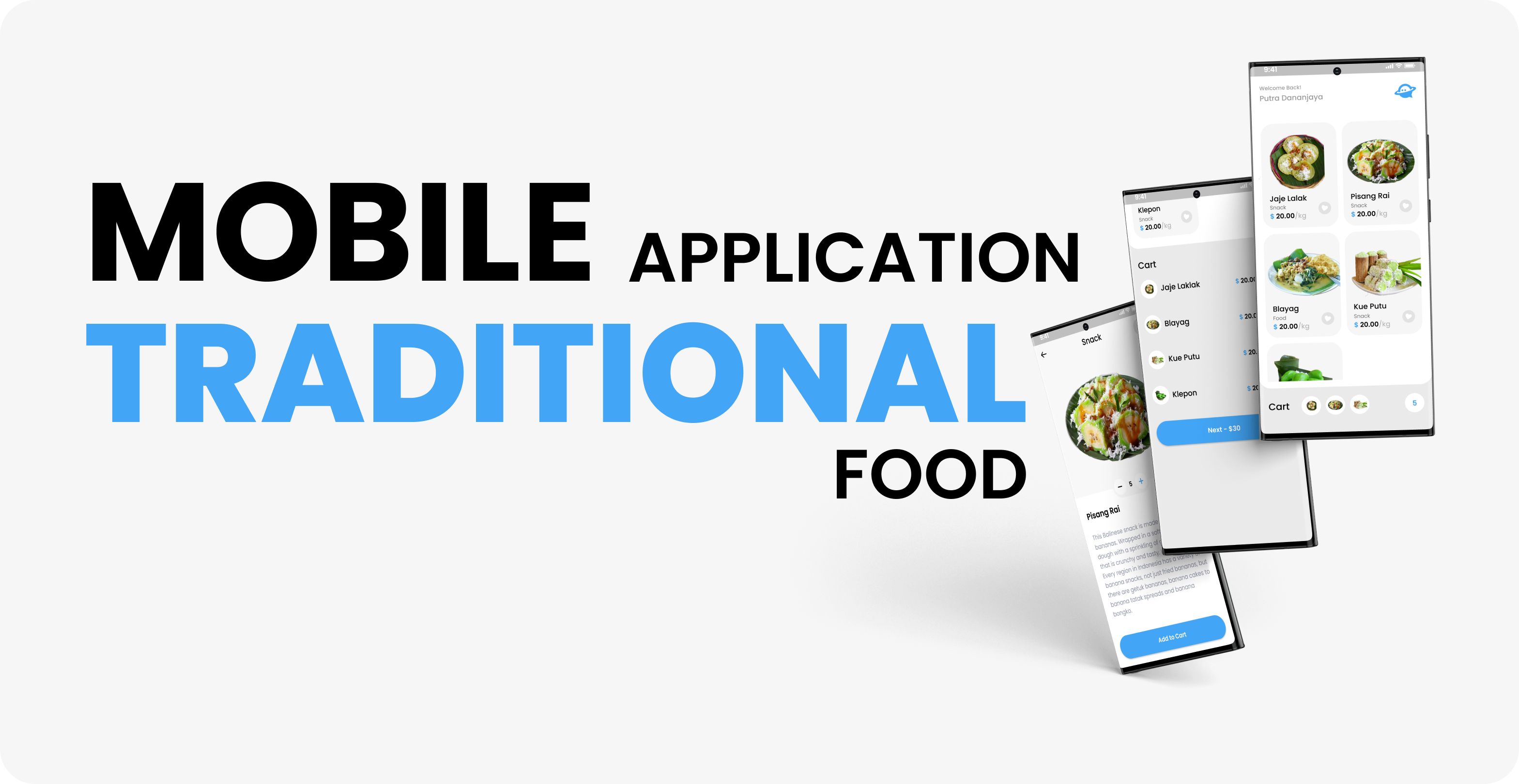 Application Mobile Flutter - Traditional food