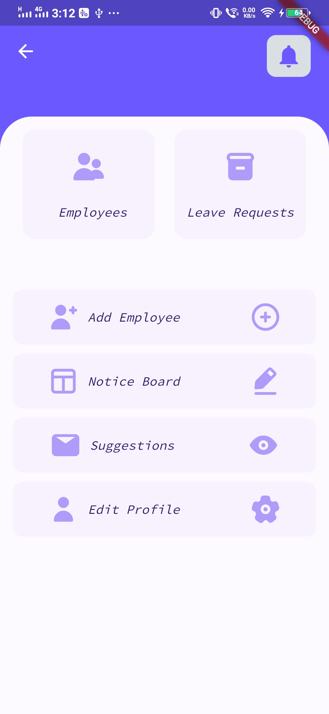 Simple app for office management