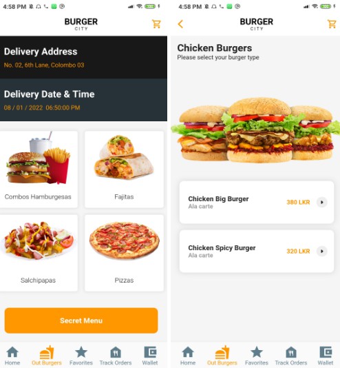 Burger App Built With Flutter