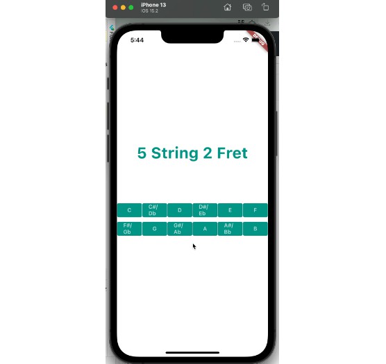 An app to help you to remember notes on guitar fretboard