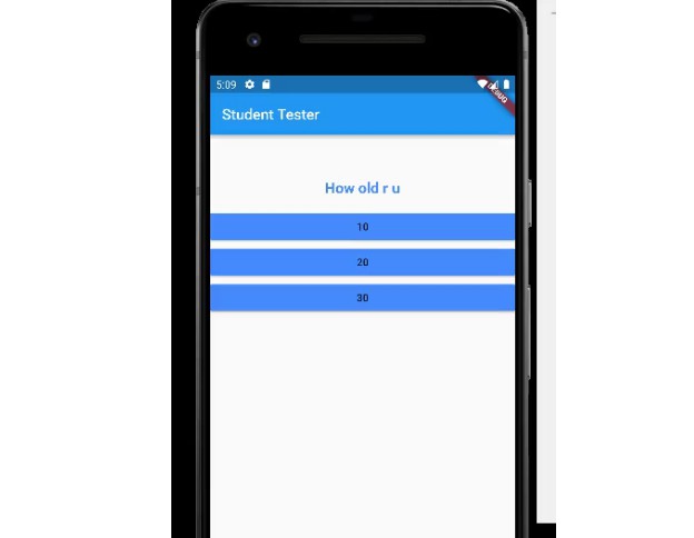Simple Flutter app that teachers can use to test students