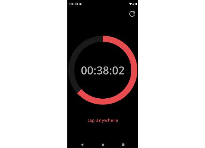 A Stopwatch application made using Flutter