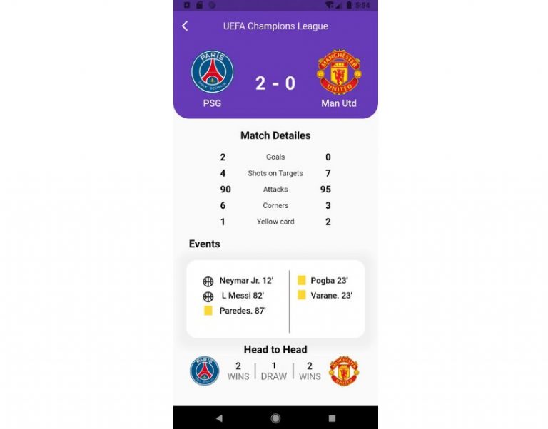 A live score and blogging flutter mobile app