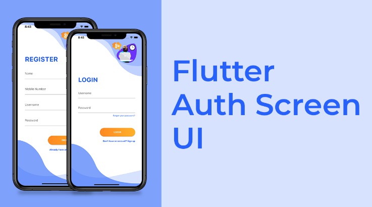 A Mobile app Login Page UI with Flutter