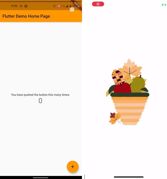 A sample flutter app illustrating the implementation of a lottie splash screen natively through kotlin