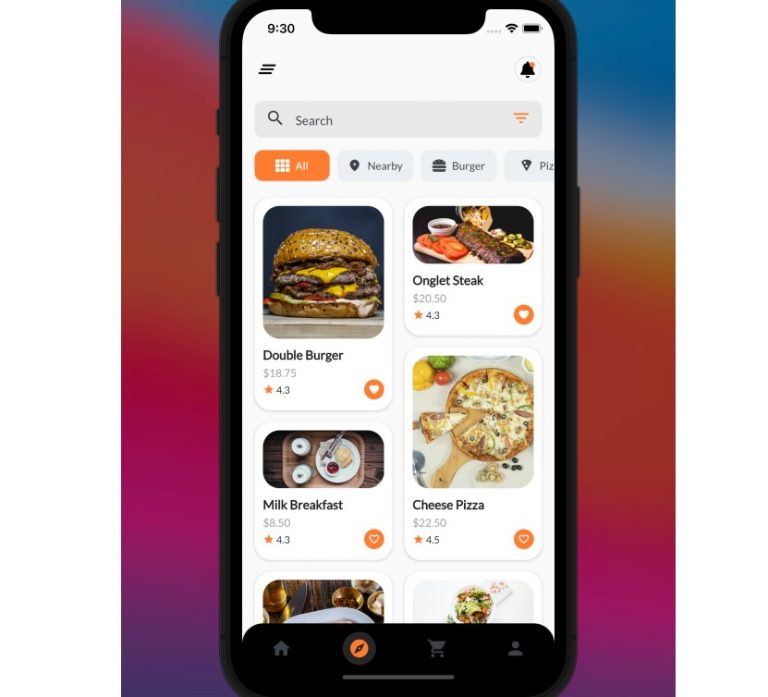 Flutter App Food Ordering