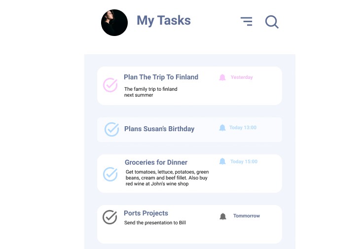 A Task App Designed With Flutter With Registration & Login Page