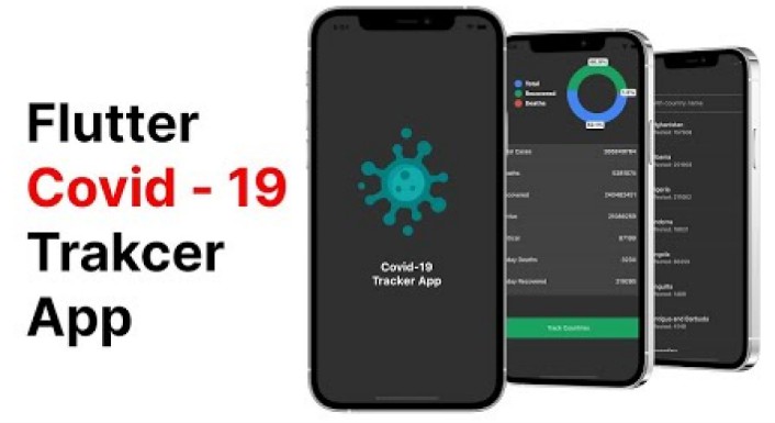A flutter Covid-19 Trakcer app with Rest API