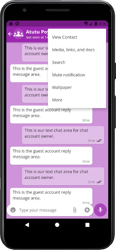 A beautiful and fully functional WhatsApp UI clone in Flutter