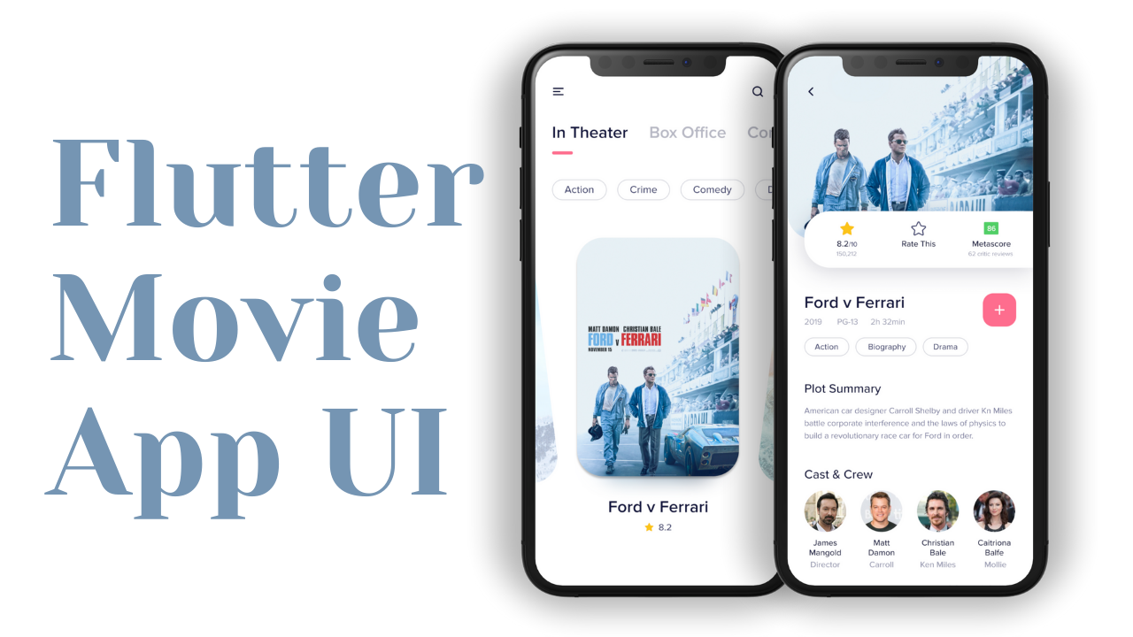 Movie Info App UI For Flutter