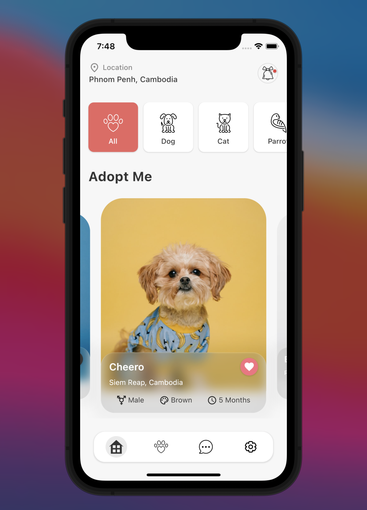Pet Adoption App With Flutter