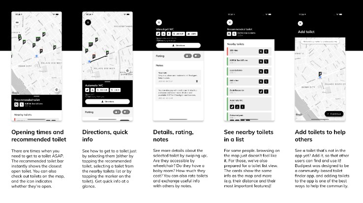 Budipest - A community-based toilet finder app that seeks to alleviate the problem of public toilets in Hungary