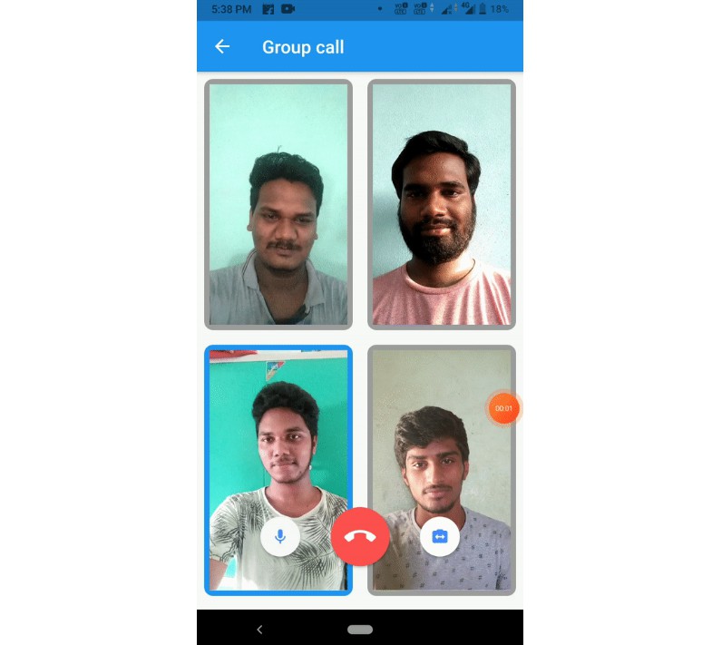 Highlight Active Speaker in a video call
