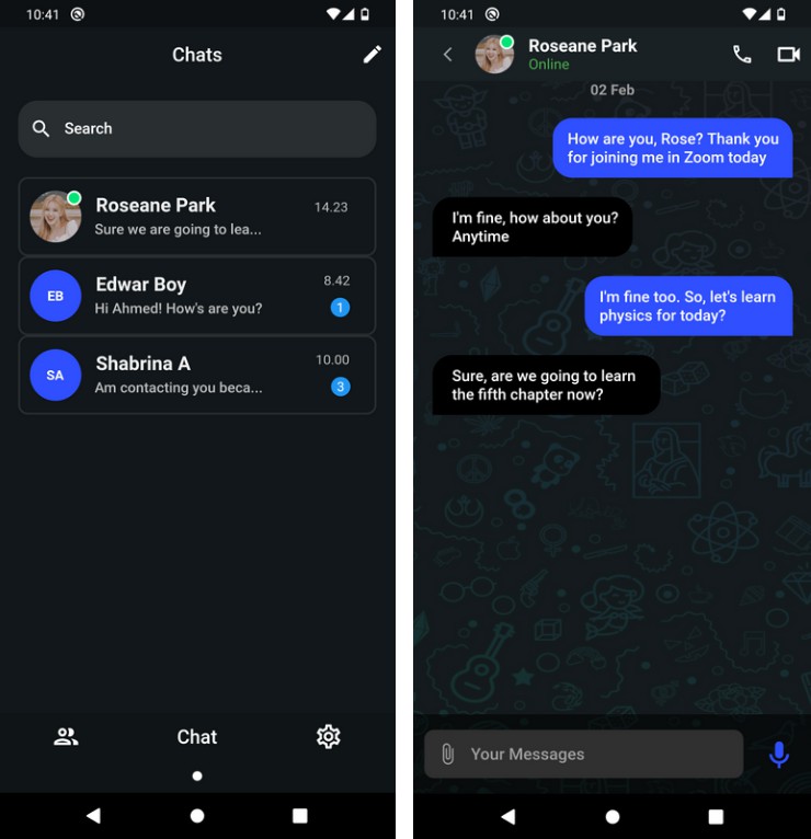 ChatApp is UI flutter for Chatting App