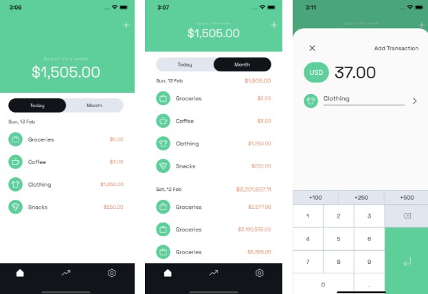 An app to keep of track your expenses and stay on top of your game with detailed insights