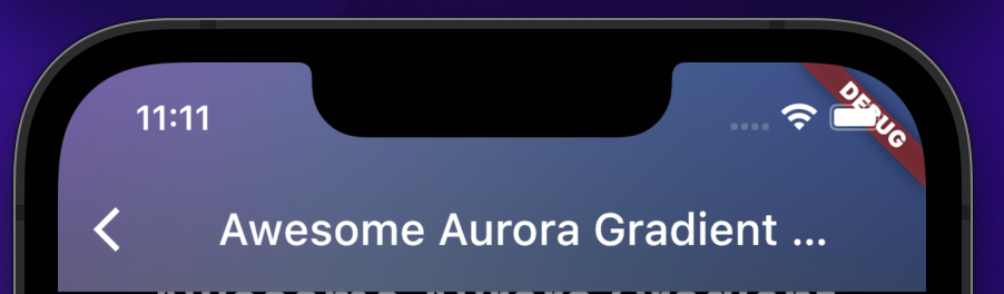 Awesome Aurora Gradients for flutter