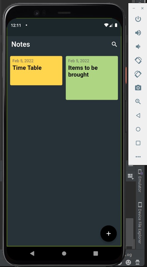 A Notes app using flutter