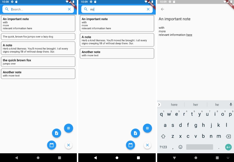 A Dart-written Android app to make taking notes easy and straight forward