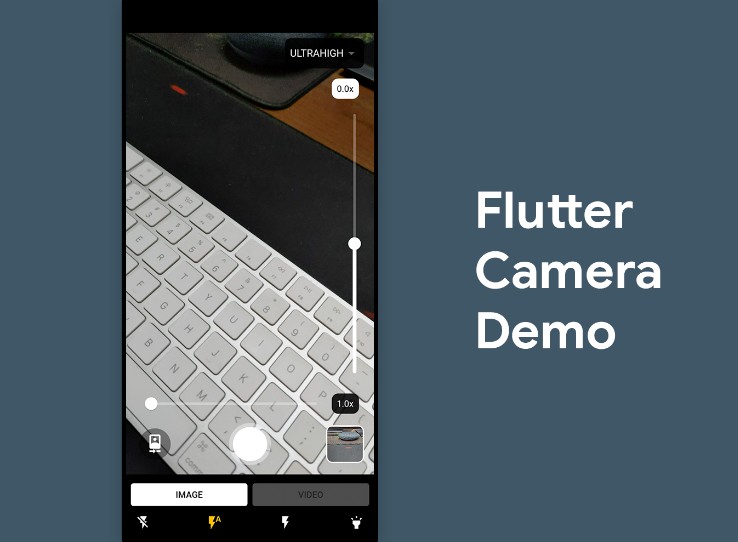 A full-fledged camera app built with Flutter using the camera package
