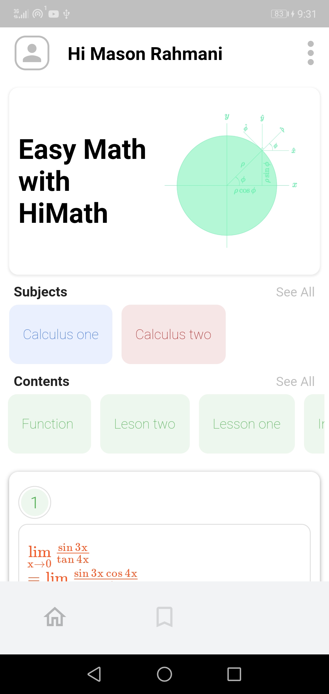 Complete clean coded monitized flutter and firebase math app