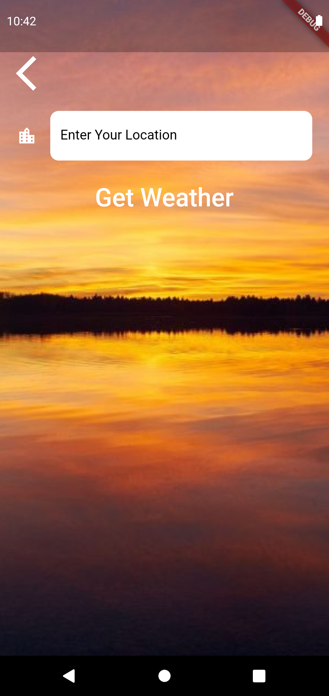 Weather Forecast Application devlopped with Flutter