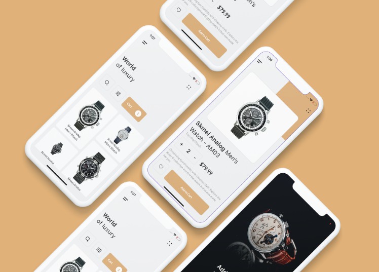 Wrist Watch Store Flutter UI Kit