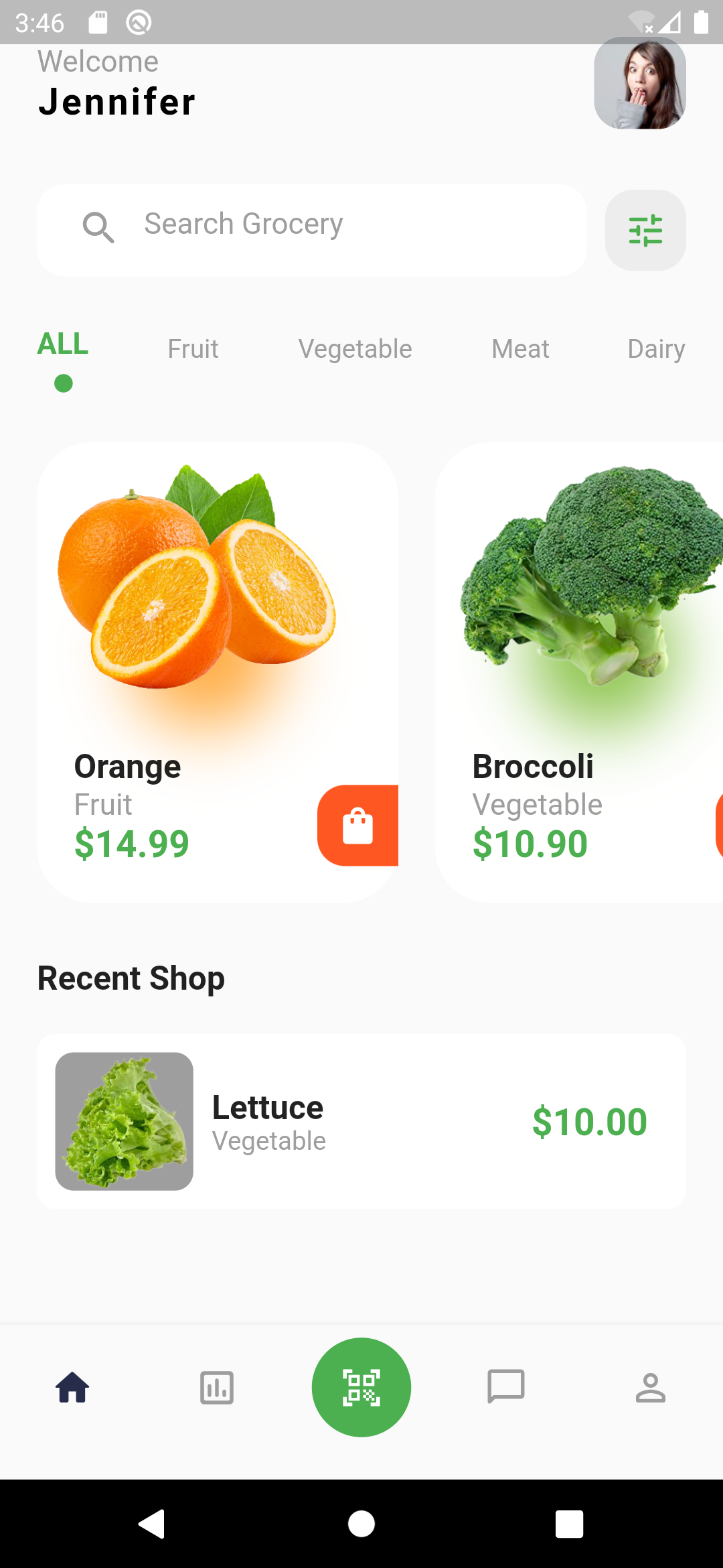 Groceries App with Flutter