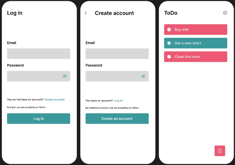 ToDo App Fullstack Development with Flutter, Figma and Firebase