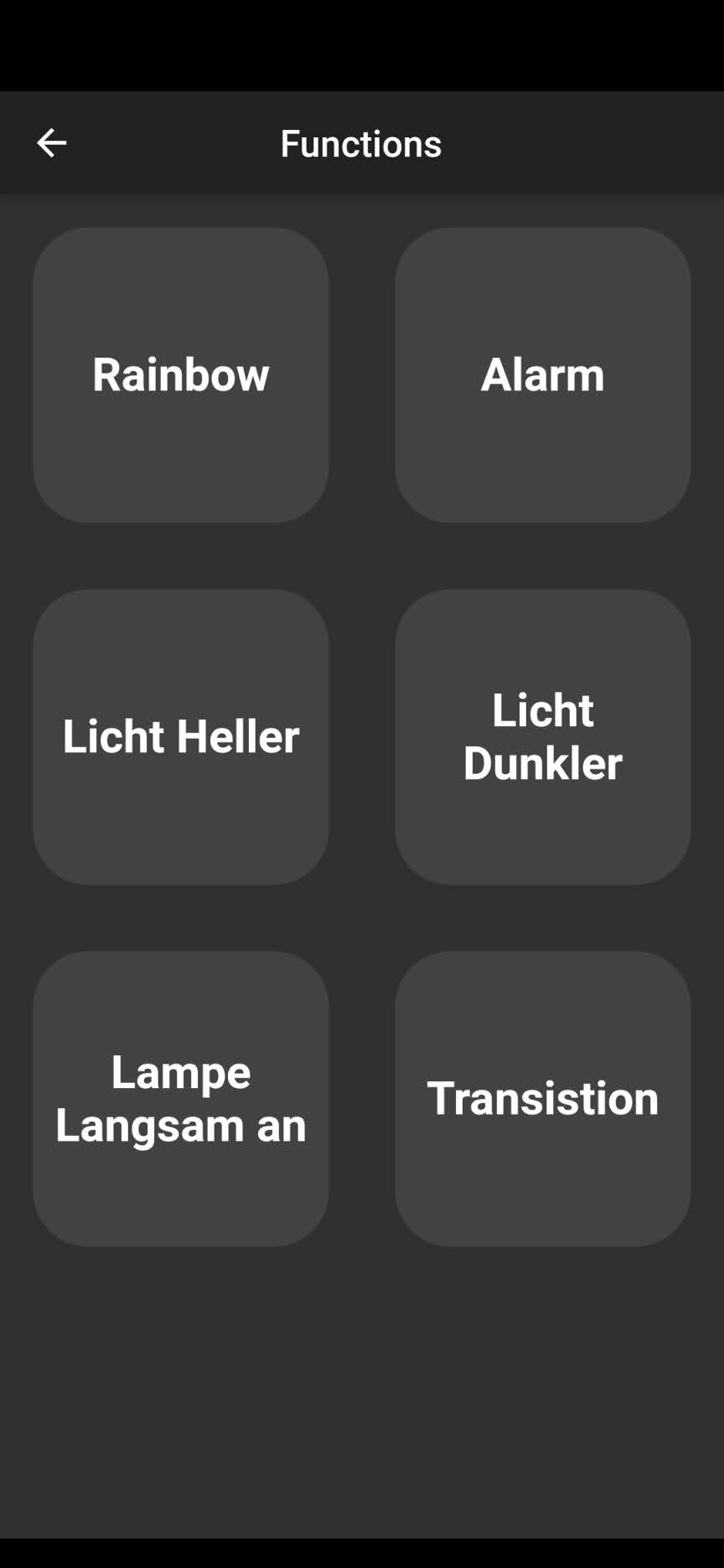 A Flutter App to Control self-built-lamps
