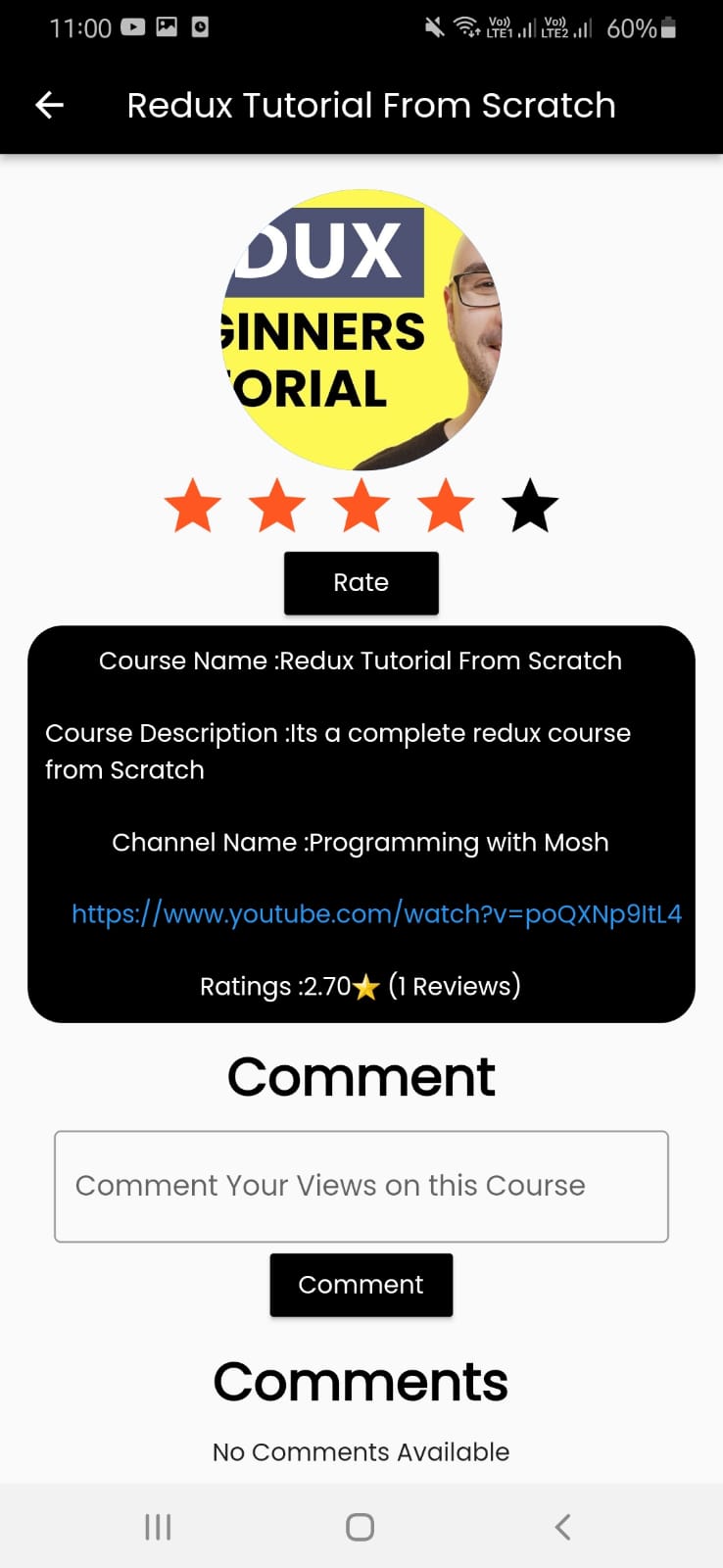 A Full Stack Flutter App Made To Help Students To Select The Best Course for the Tech stack They want to Learn